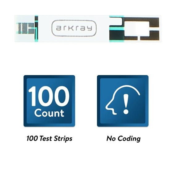 Blood Glucose Test Strips 100 Count D33984