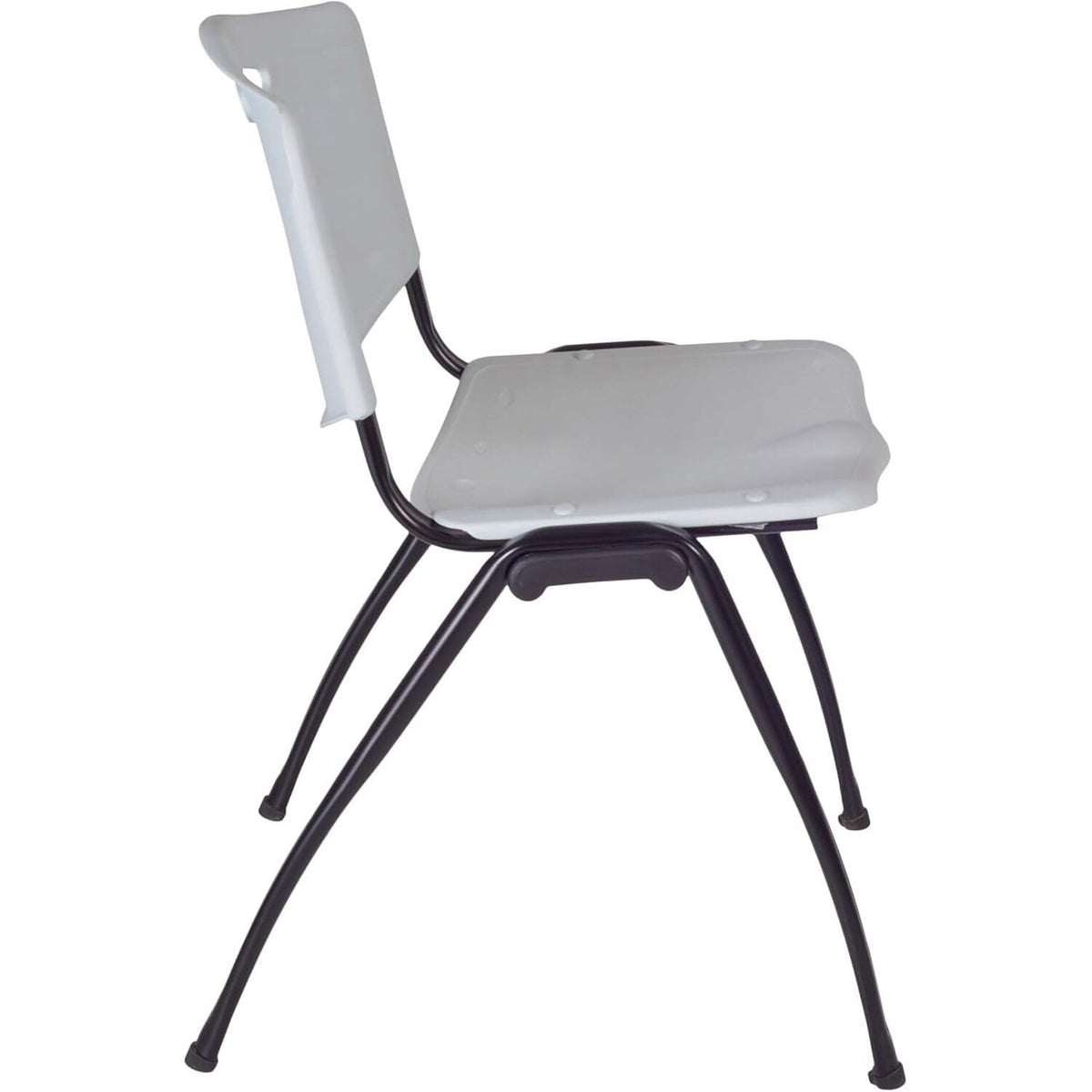 Round Breakroom Table Set with 4 Chairs Grey I21019