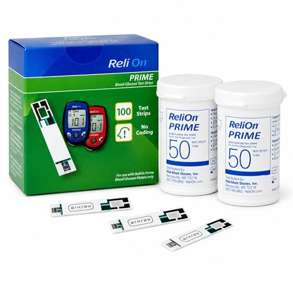Blood Glucose Test Strips 100 Count D33984