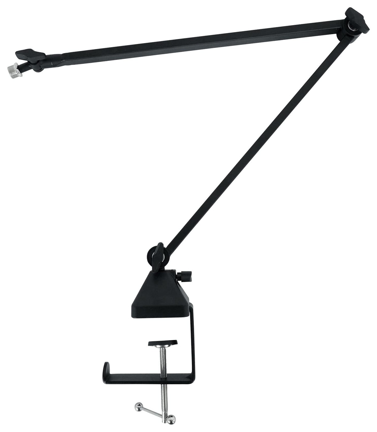 Front-Addressed Broadcast Podcast Microphone with Boom Arm and Desk Clamp H633