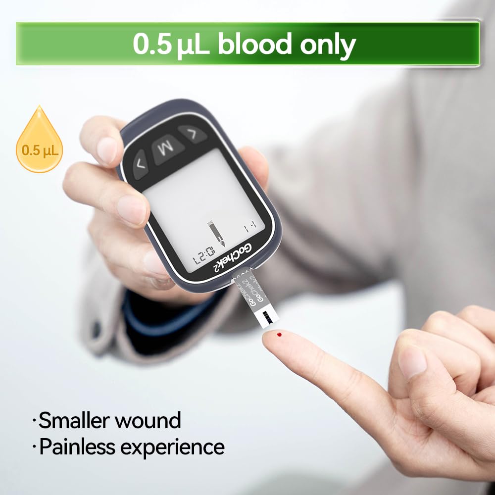 Blood Glucose Monitor Kit 100 Strips & Lancets B9921