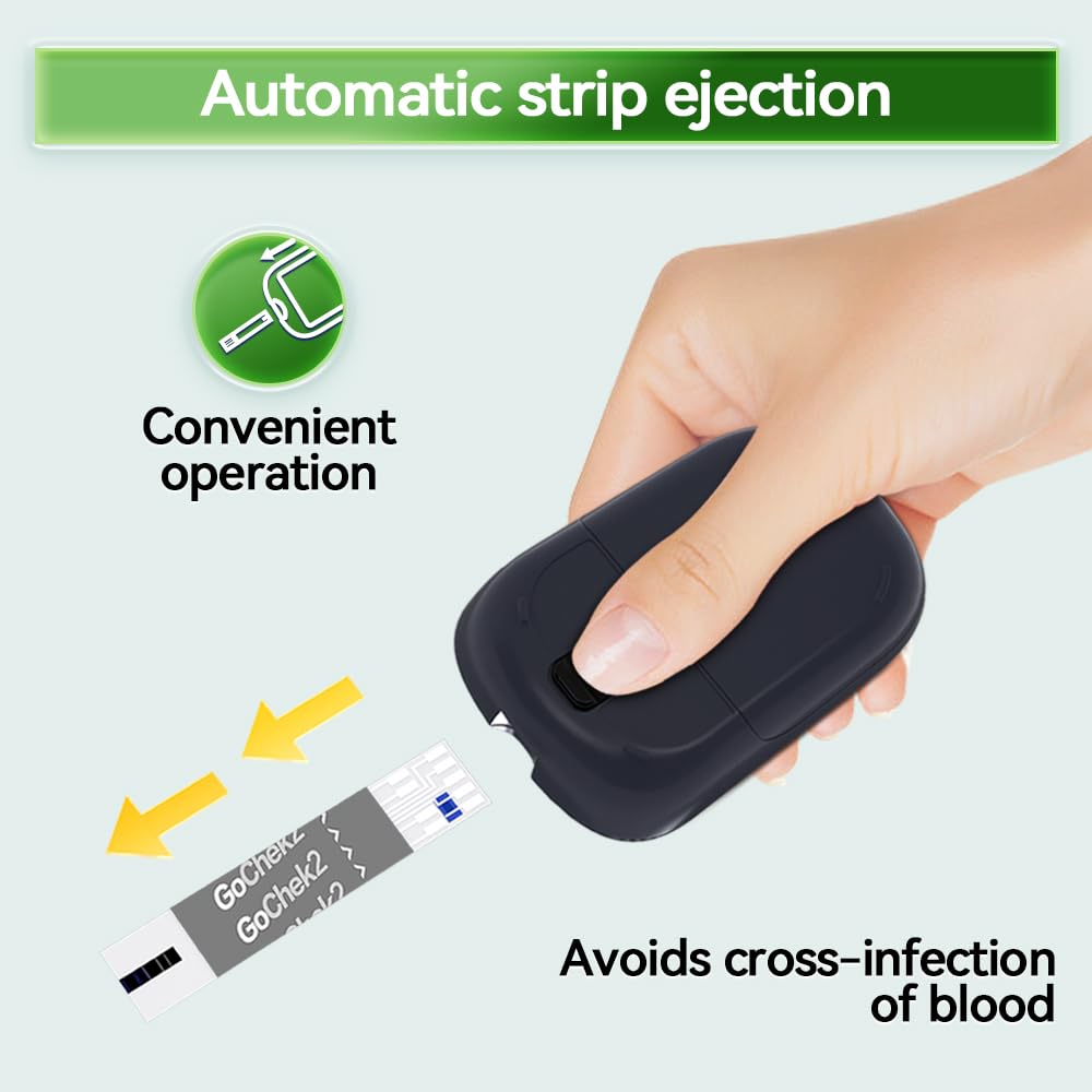 Blood Glucose Monitor Kit 100 Strips & Lancets B9921