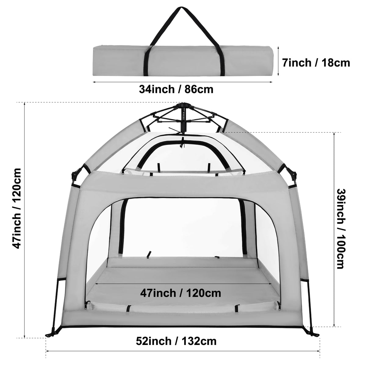Baby Playpen with Canopy N345800
