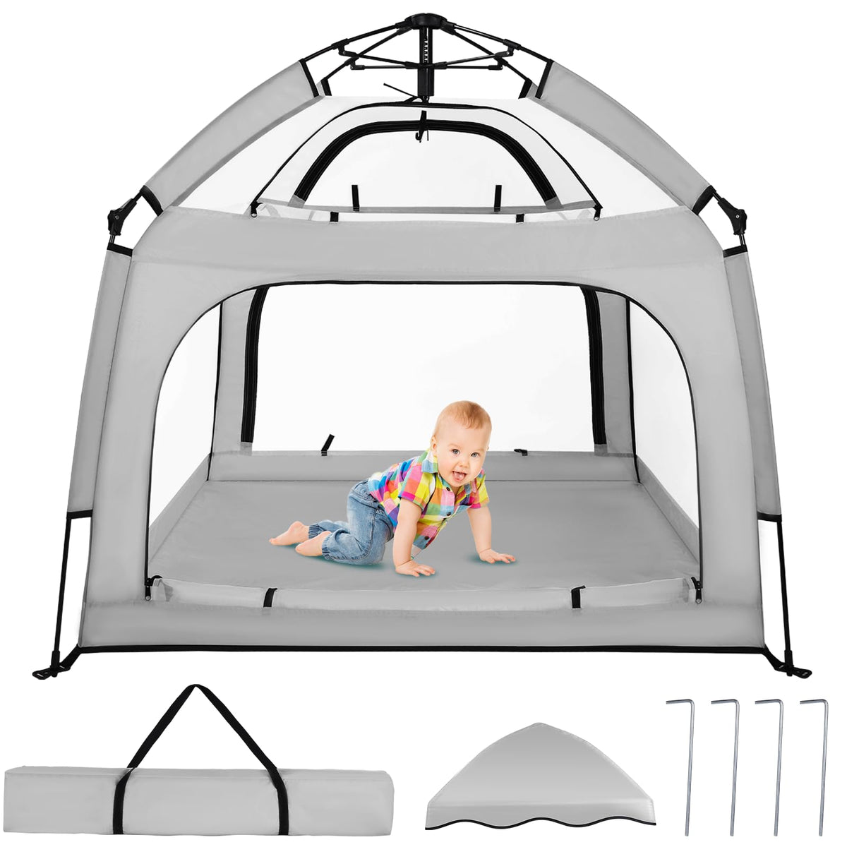 Baby Playpen with Canopy N345800