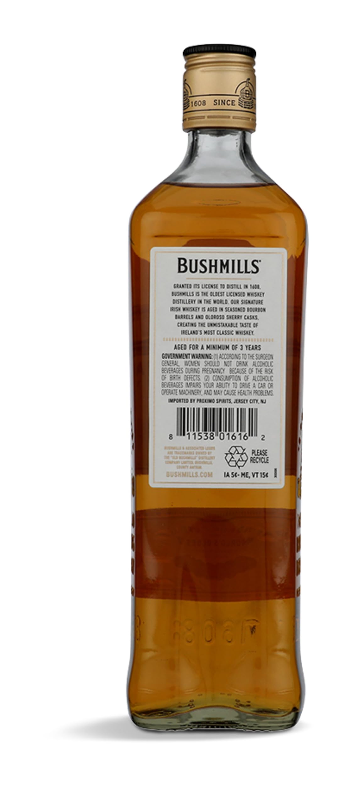 Irish Whiskey 750ml N27752