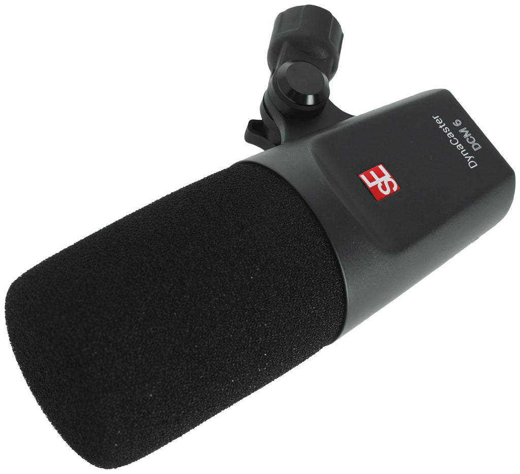Front-Addressed Broadcast Podcast Microphone with Boom Arm and Desk Clamp Q105930