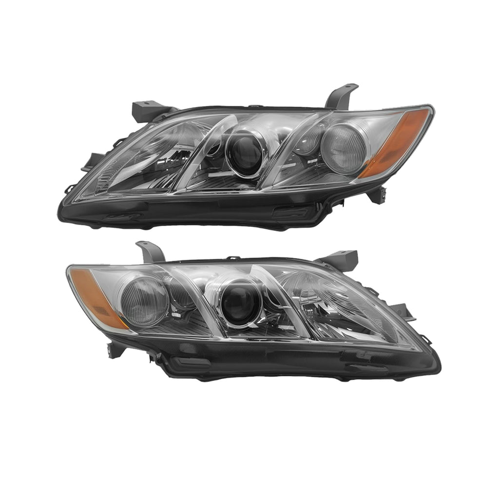 Pair of 2 Front Left-Right Headlights Assembly Replacement T83136