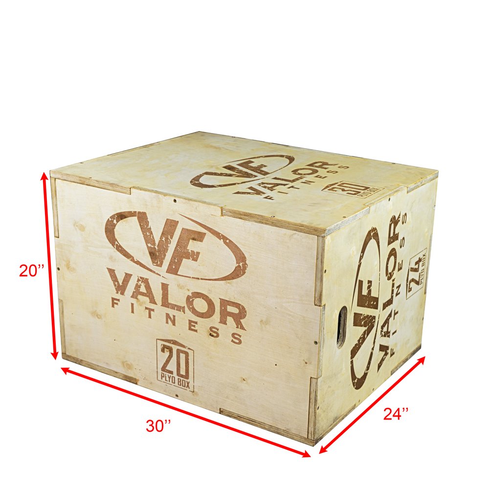 Wooden Plyometric Jump Box 20” x 24” x 30” L277