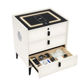 3 Drawer Smart Nightstand with Bluetooth Speaker USB Charging Y213