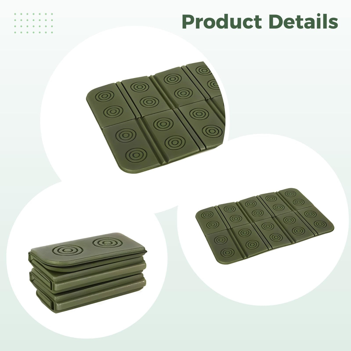 2 Pcs Waterproof Folding Foam Mats A801