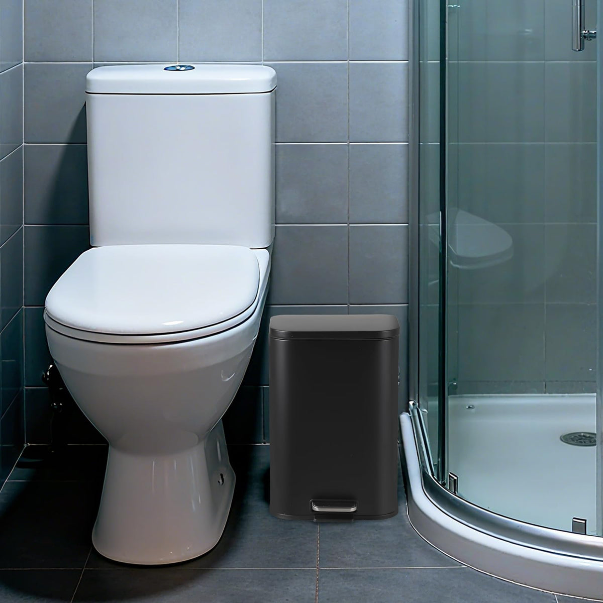 12L Stainless Steel Slim Trash Can S84687