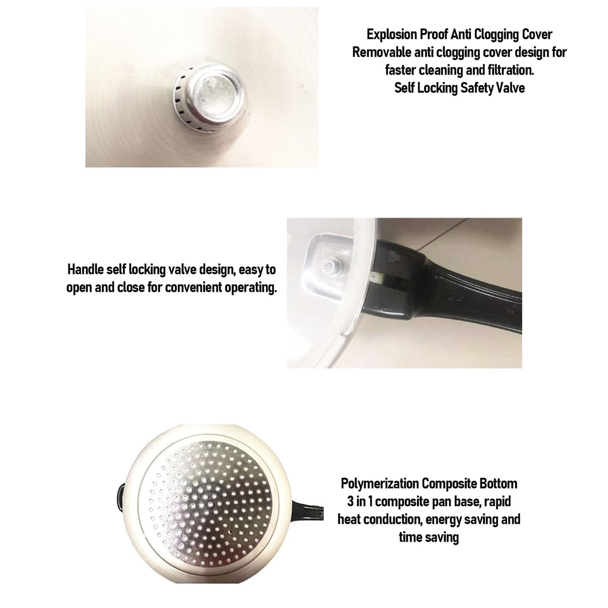 Aluminum Alloy Pressure Cooker, 18CM/3L V16640