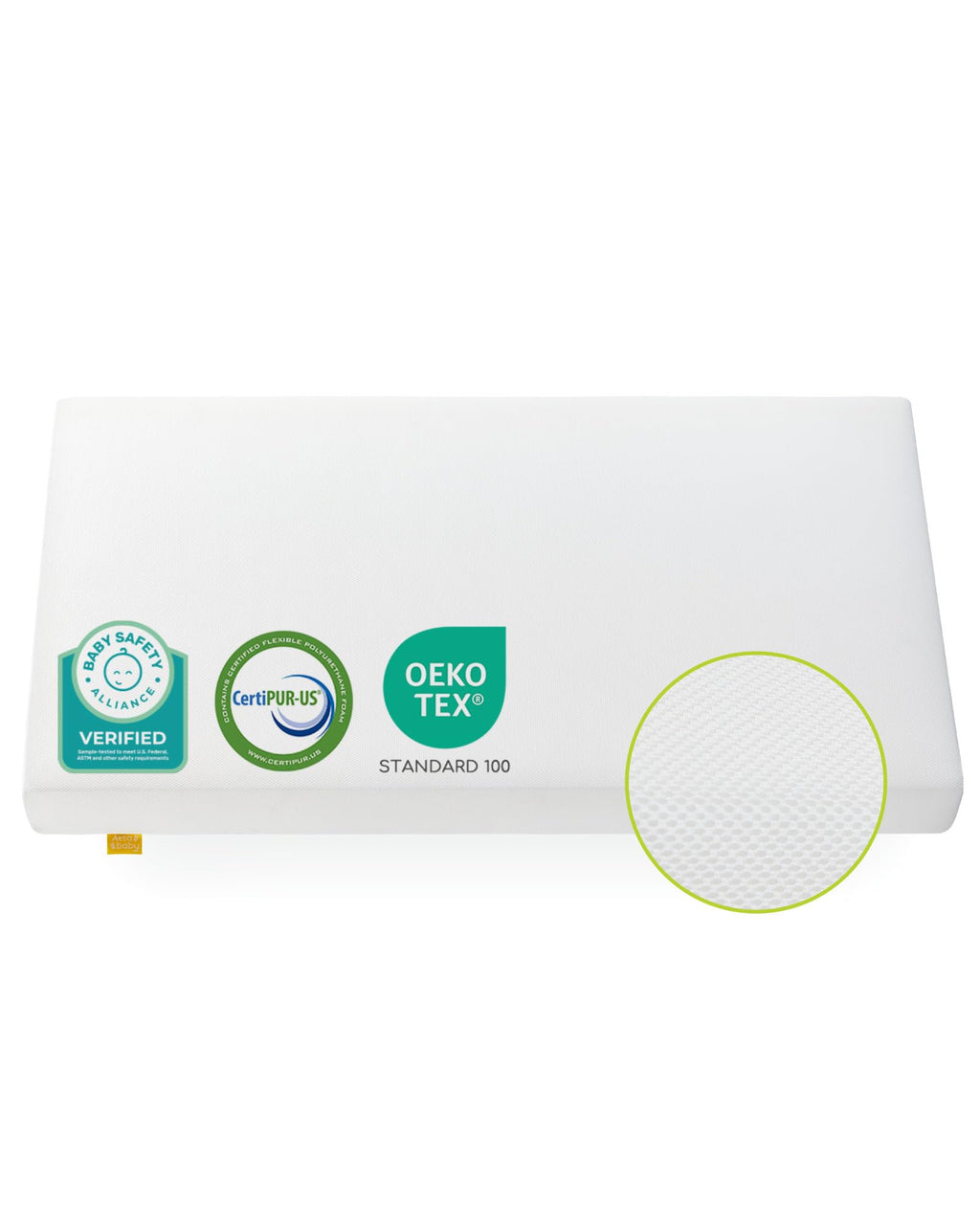 Breathable Standard Full Size Crib Mattress with Waterproof Machine Washable Cover V24888