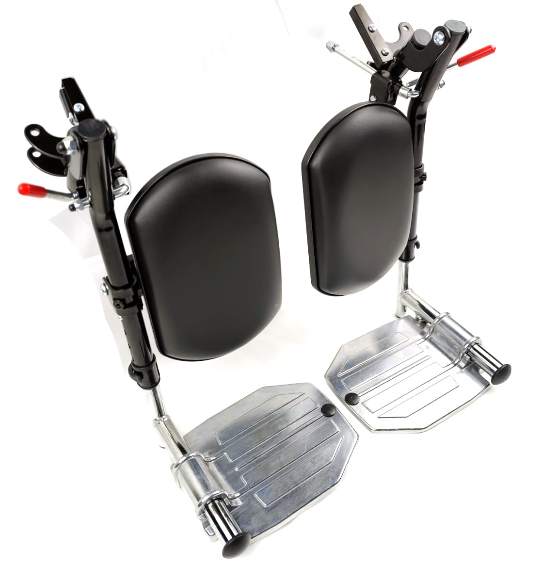 Heavy Duty Wheelchair Elevating Leg Rest with Calf Pad, Black R430