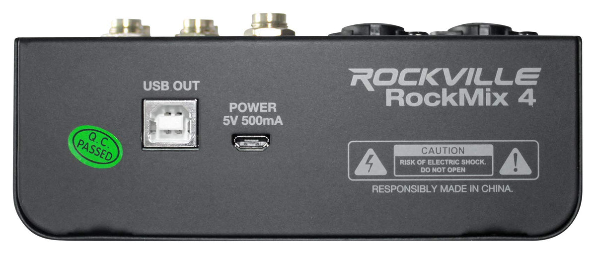 4-Channel Pro Recording Mixer with USB Interface D209