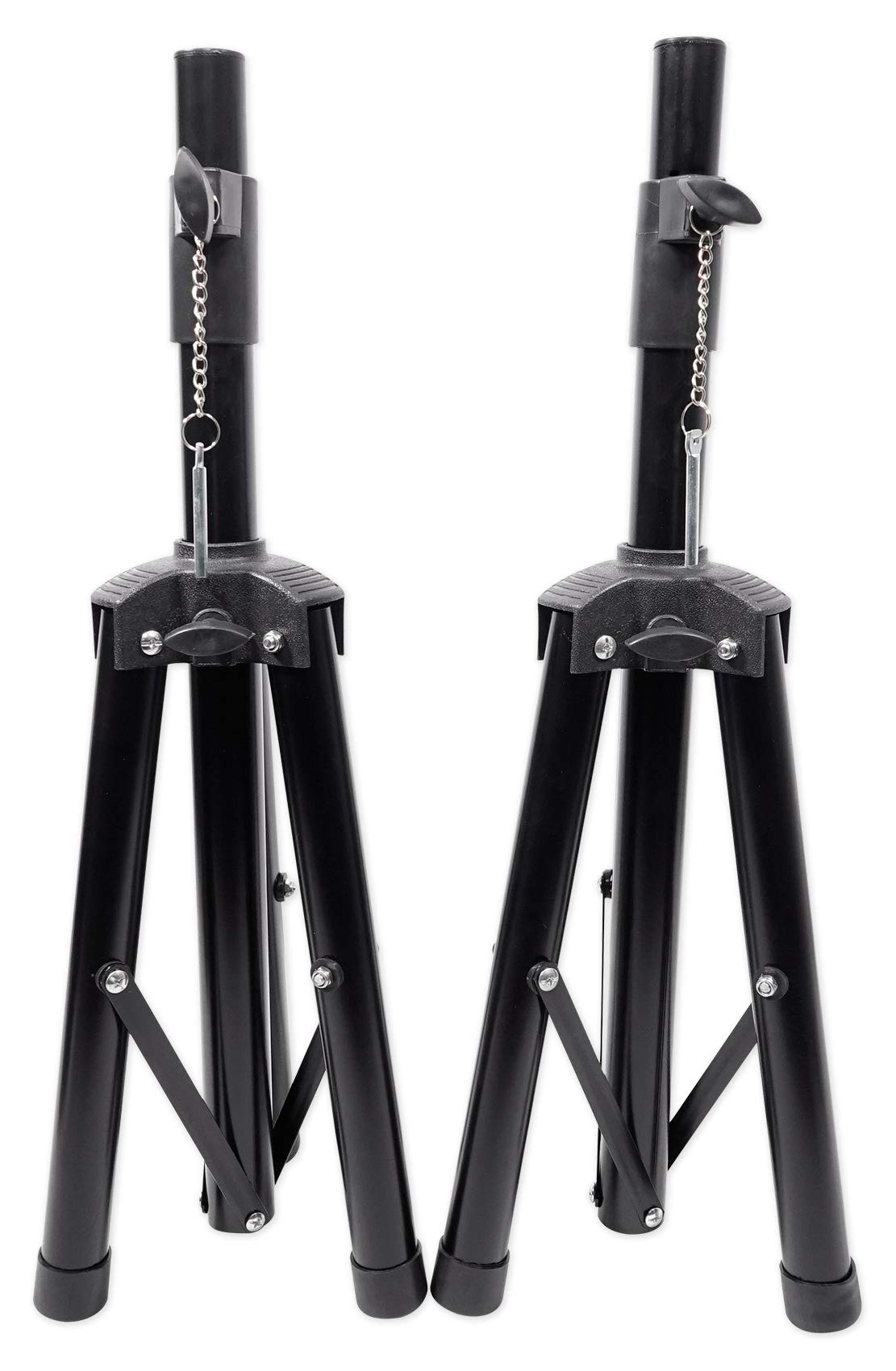 Powered PA Speaker Package with Mic Stands Cables E1079