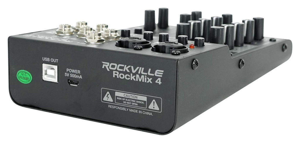 4-Channel Pro Recording Mixer with USB Interface D209