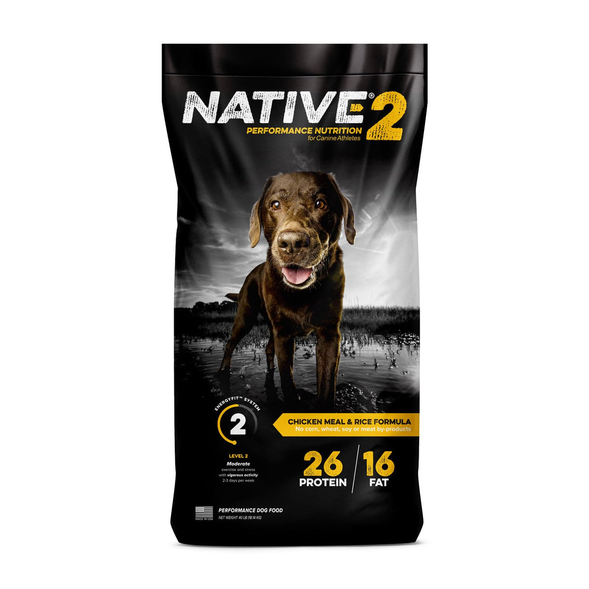 Chicken Meal and Rice Dog Food 40 Pound Bag C6418