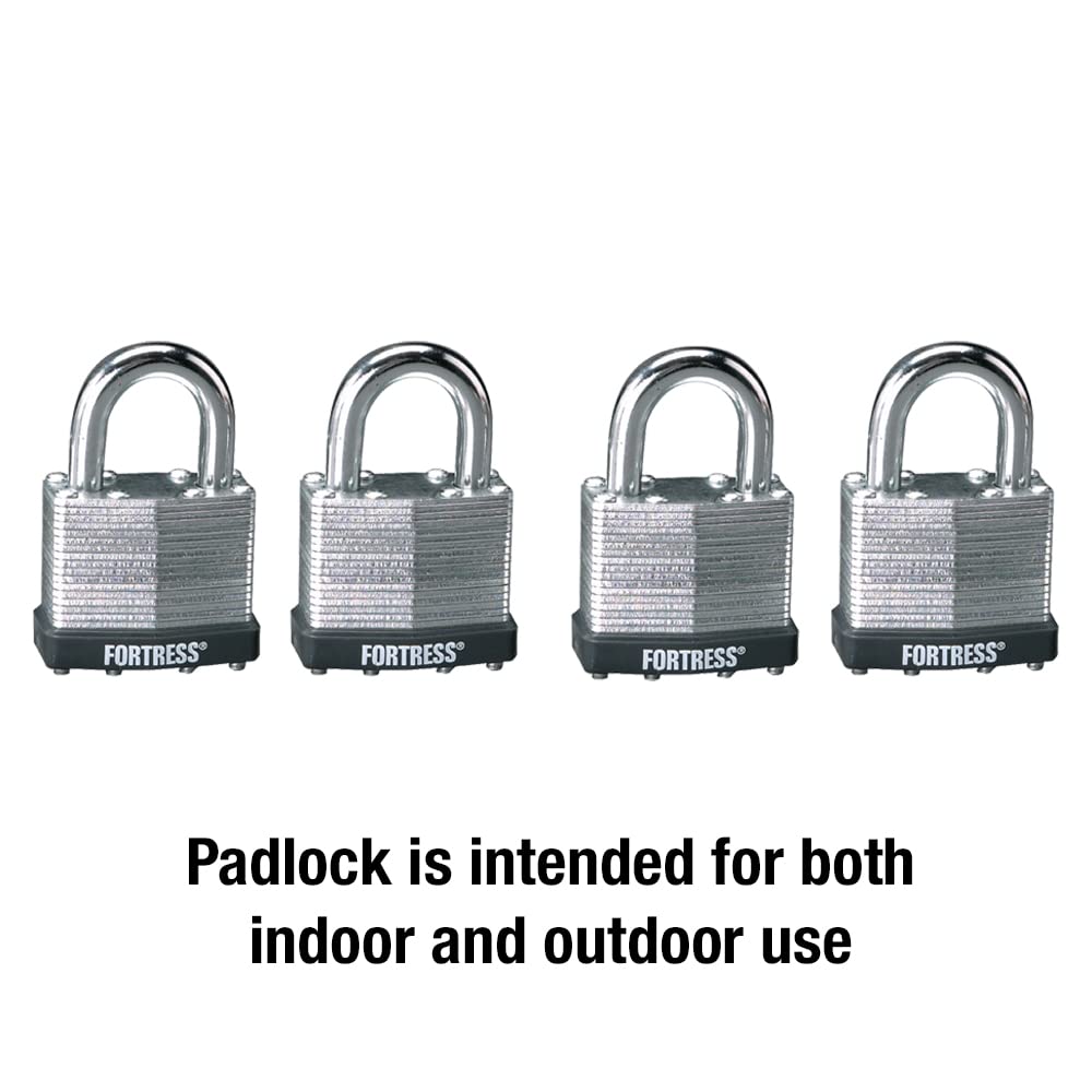 Laminated Steel Padlock 4-Pack X4264