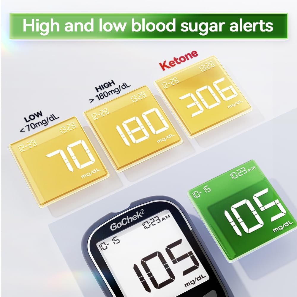 Blood Glucose Monitor Kit 100 Strips & Lancets C6127