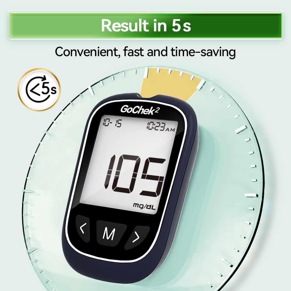 Blood Glucose Monitor Kit 100 Strips & Lancets C6127