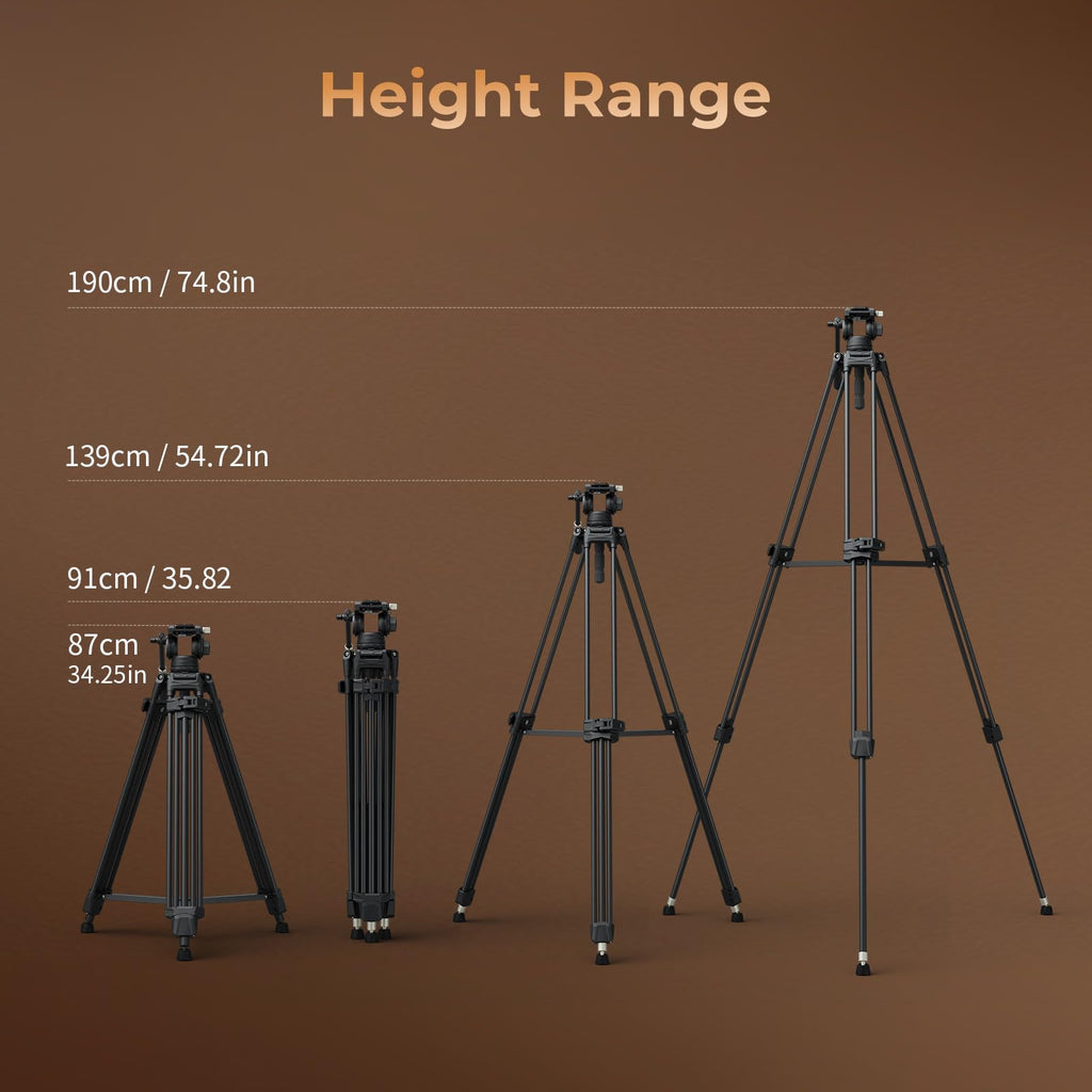 Carbon Fiber Tripod with Fluid Head B527