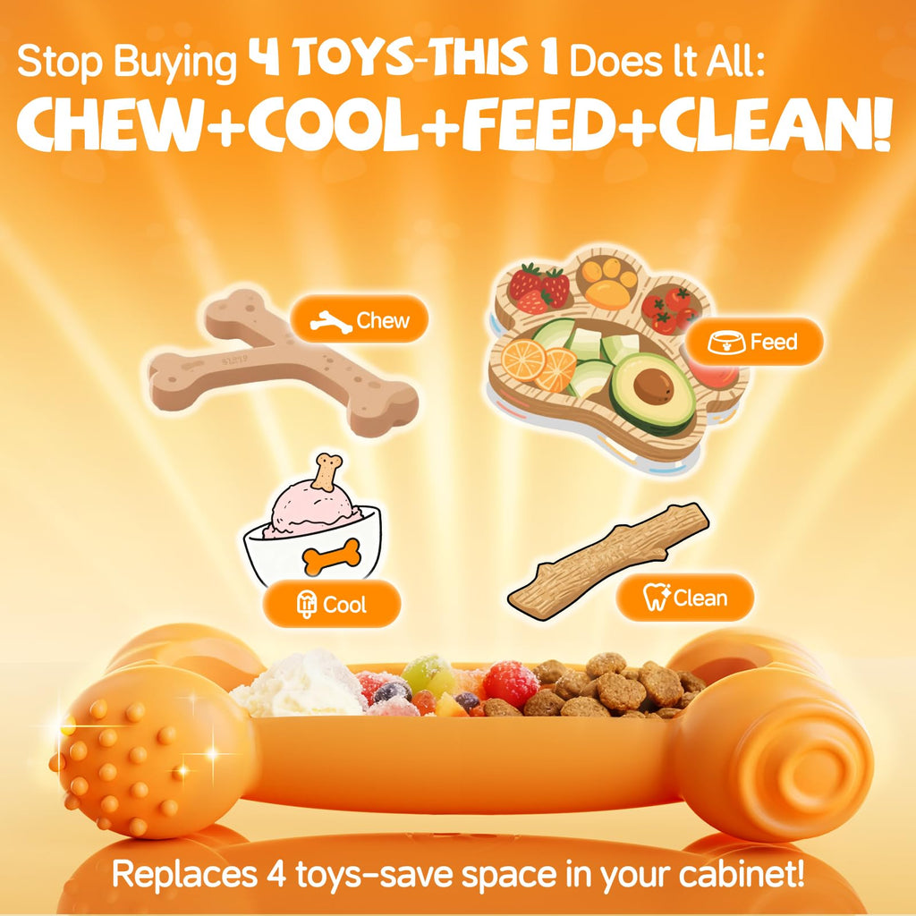 2-Pack Slow Feeder Chew Toy S43549
