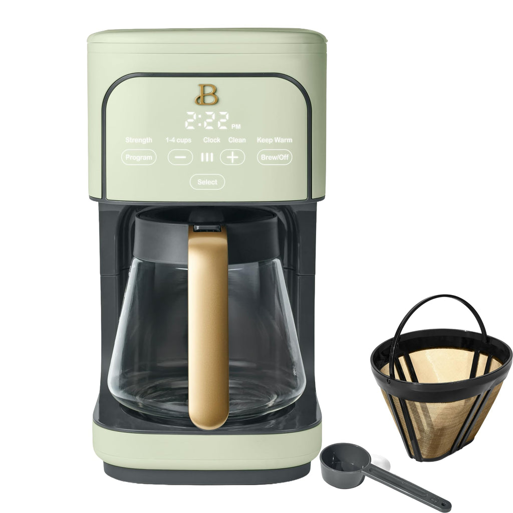 12 Cup Programmable Drip Coffee Maker with Glass Carafe O416