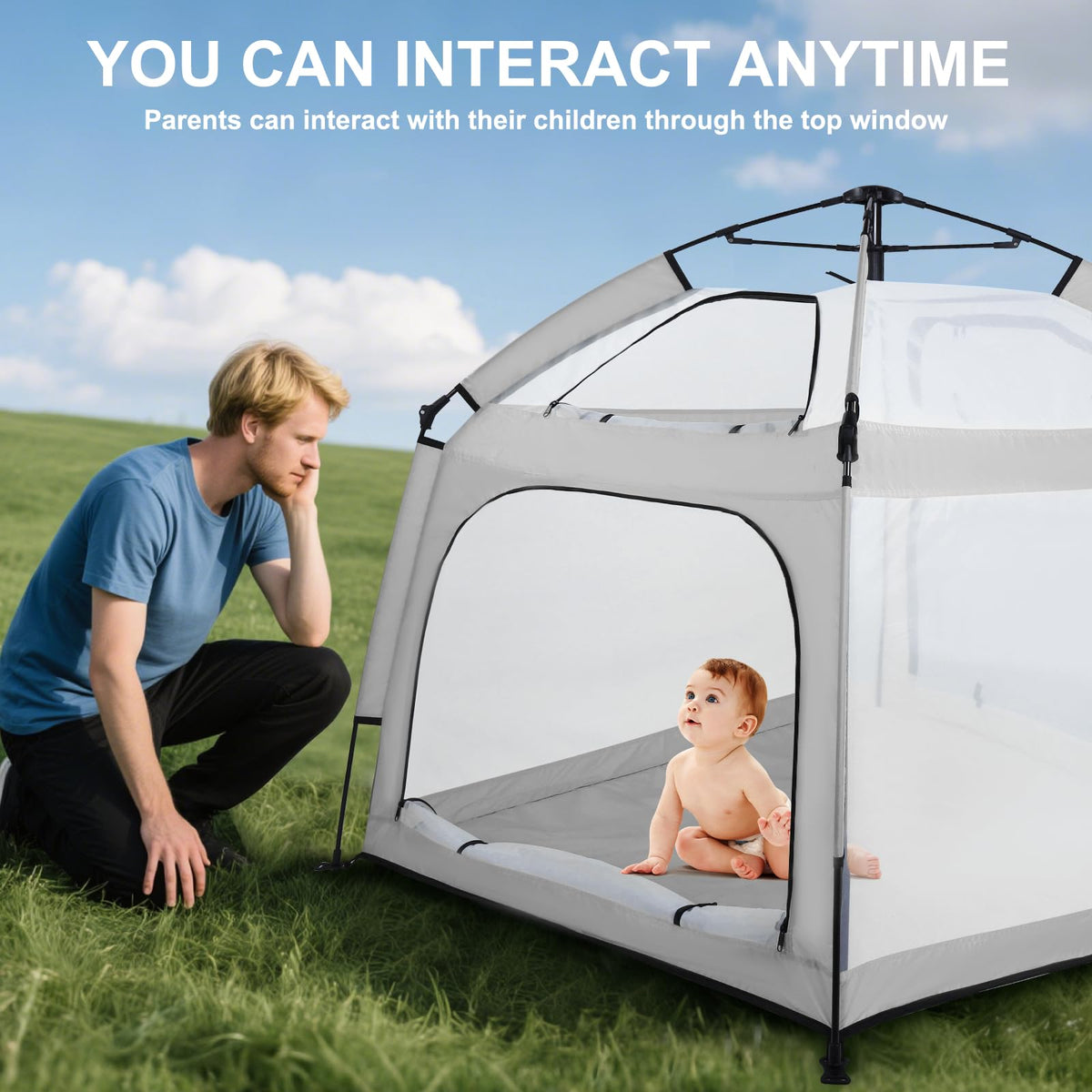 Baby Playpen with Canopy N345800