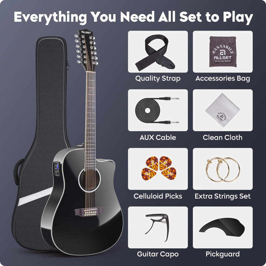 12 String Acoustic Electric Guitar G9776