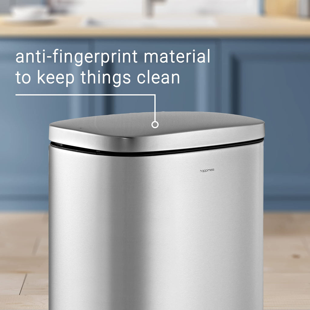 8 Gal Step Trash Can Soft Close 25" I35795