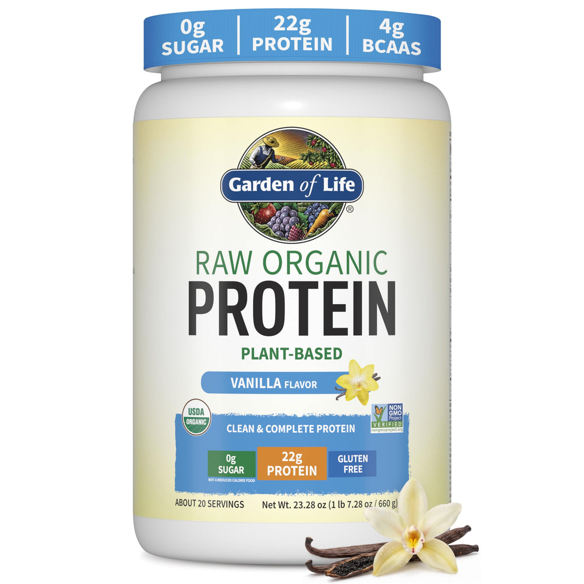 Organic Vegan Vanilla Protein Powder N856068