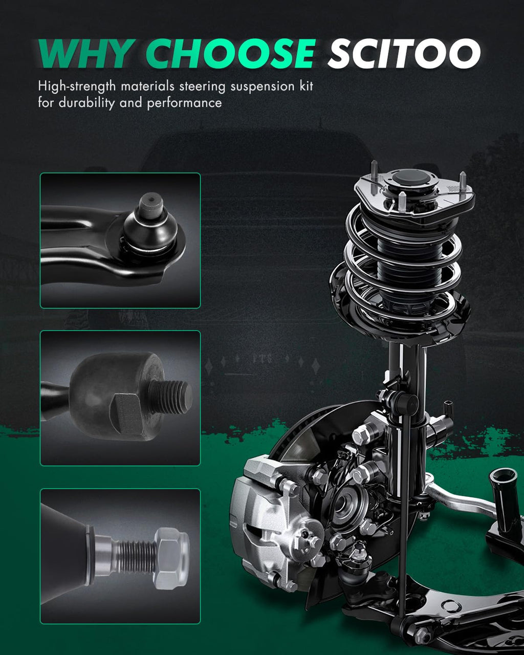 10pcs Front Suspension Kit P997