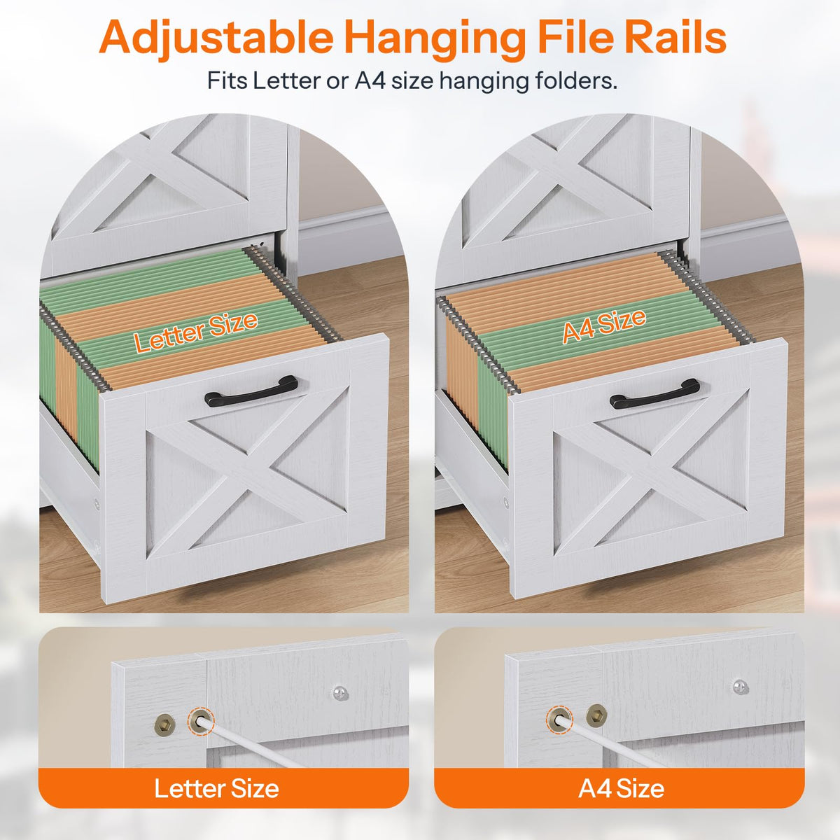 4 Drawer File Cabinet X338