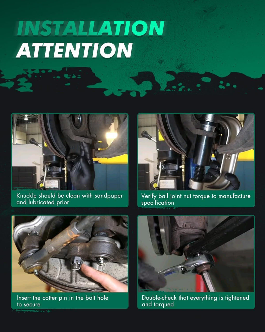 10pcs Front Suspension Kit P997