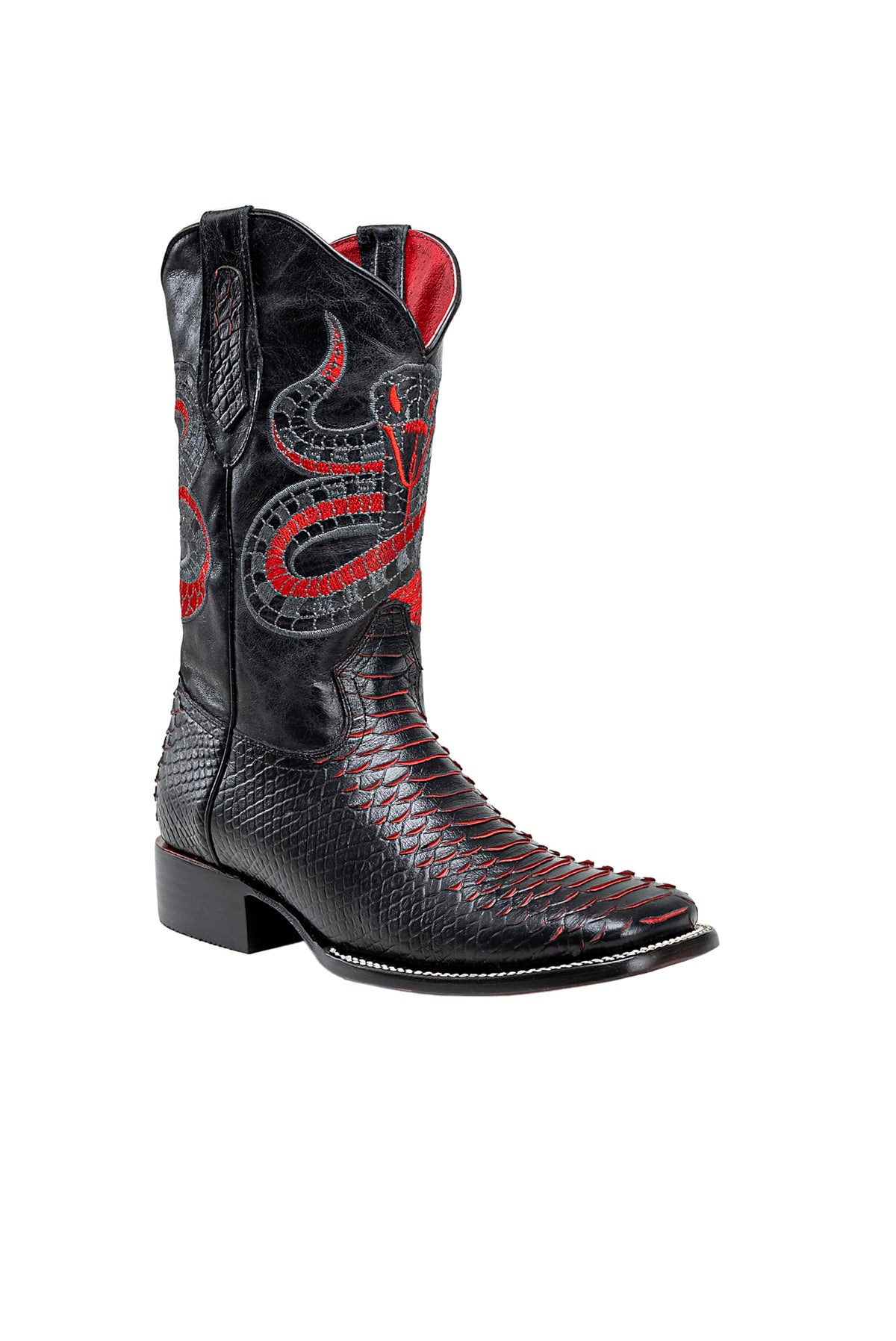 Men's Bi-tone Western Boot with Rubber Cap E792230