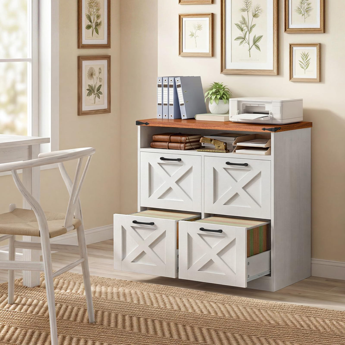 4 Drawer File Cabinet X338