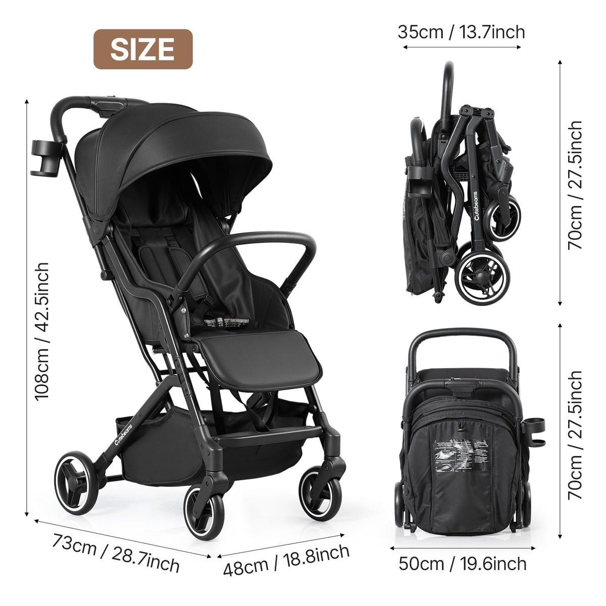 Lightweight Compact Travel Stroller I7802