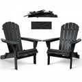Folding Solid Cedar Wood Adirondack Chair D5762