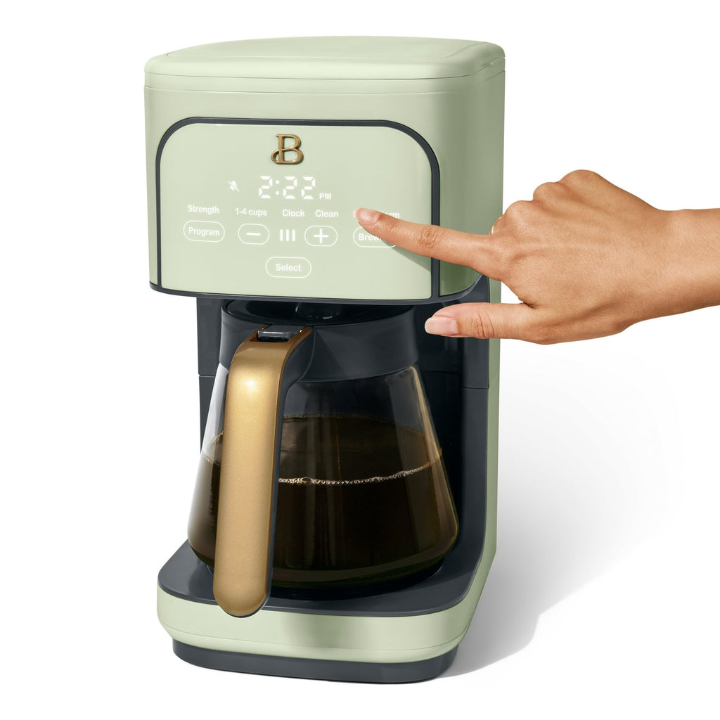 12 Cup Programmable Drip Coffee Maker with Glass Carafe O416