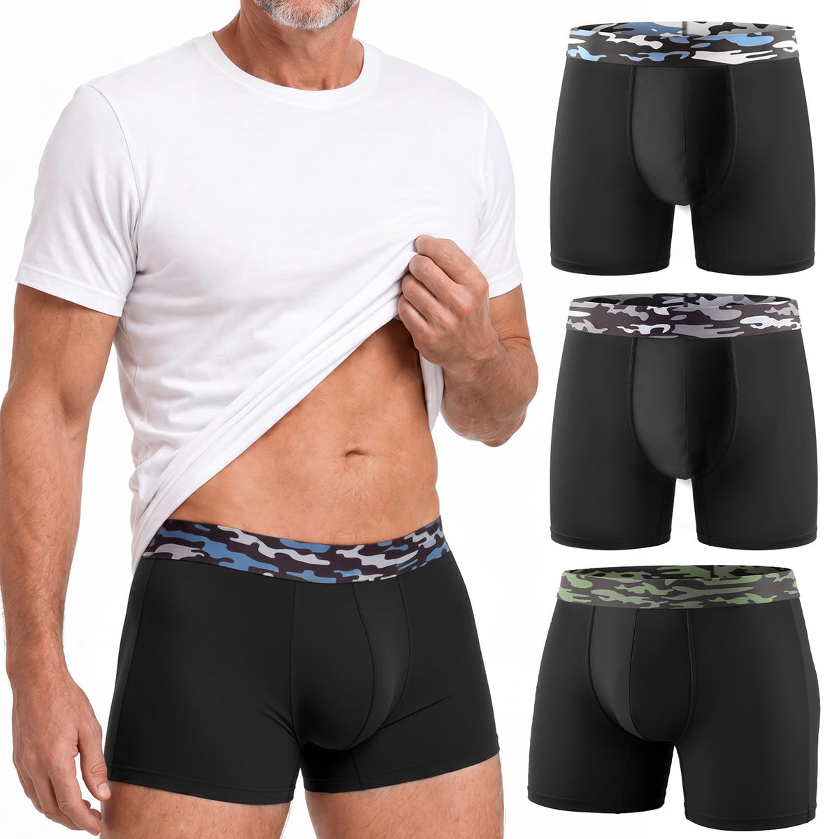Men's Incontinence Underwear, 3 Pack H75708