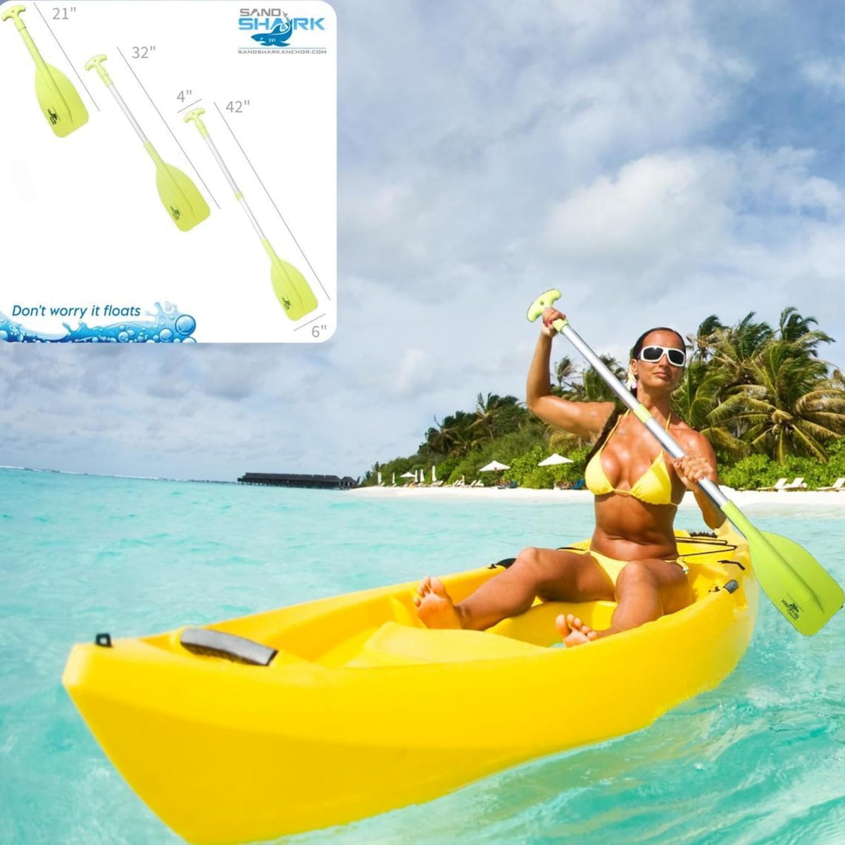 Telescoping Boat Paddle Aluminum Twist Lock S562