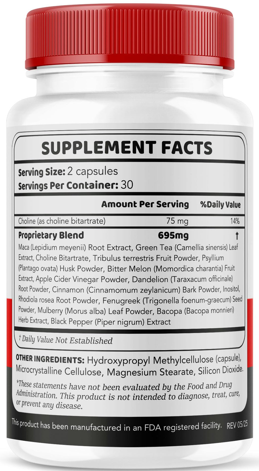 120 Capsules Supplement Pills L150