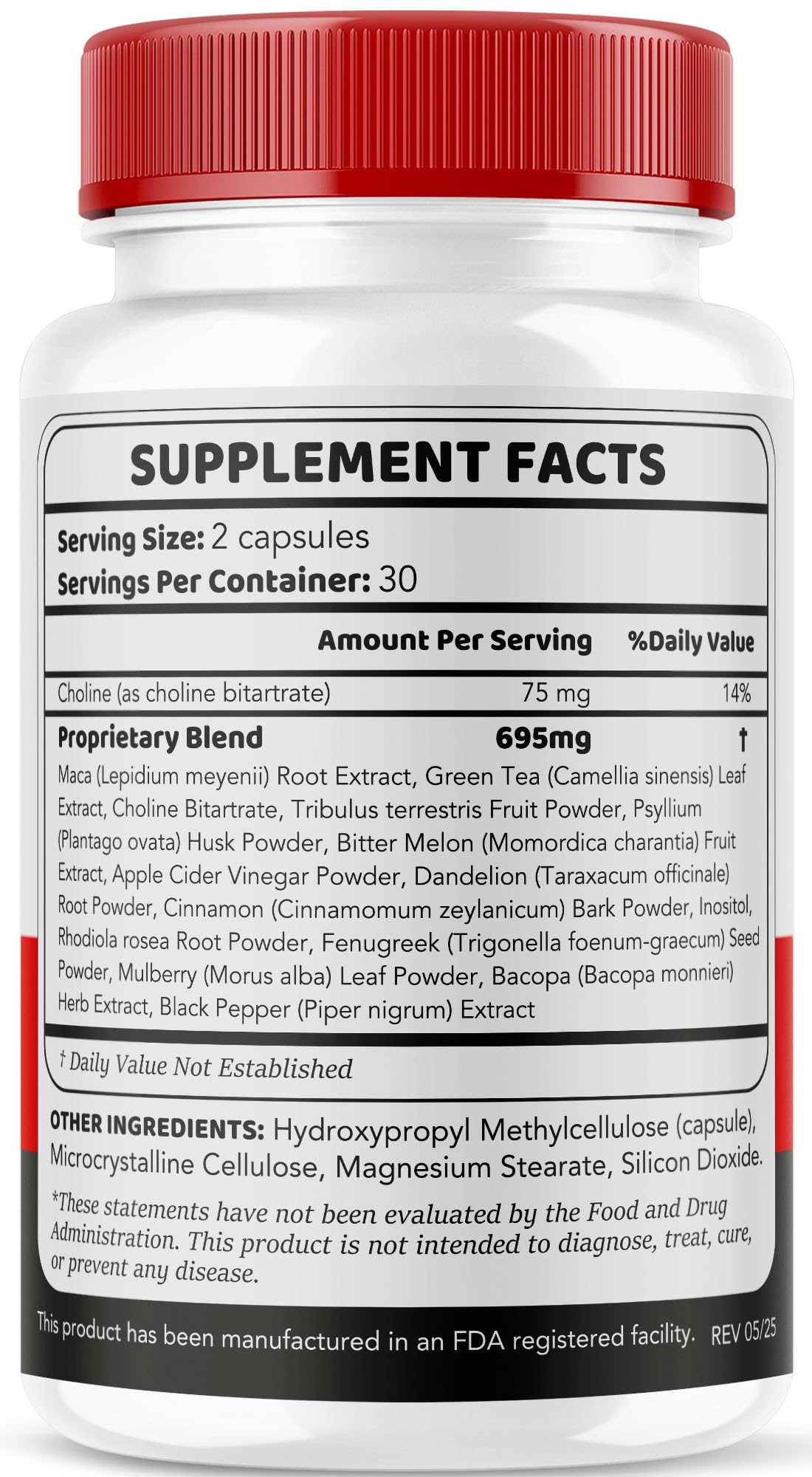 120 Capsules Supplement Pills L150