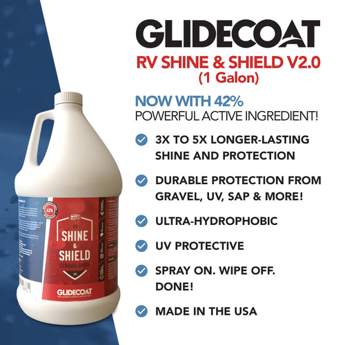 1 Gallon RV Spray Wax Silica Coating B50096