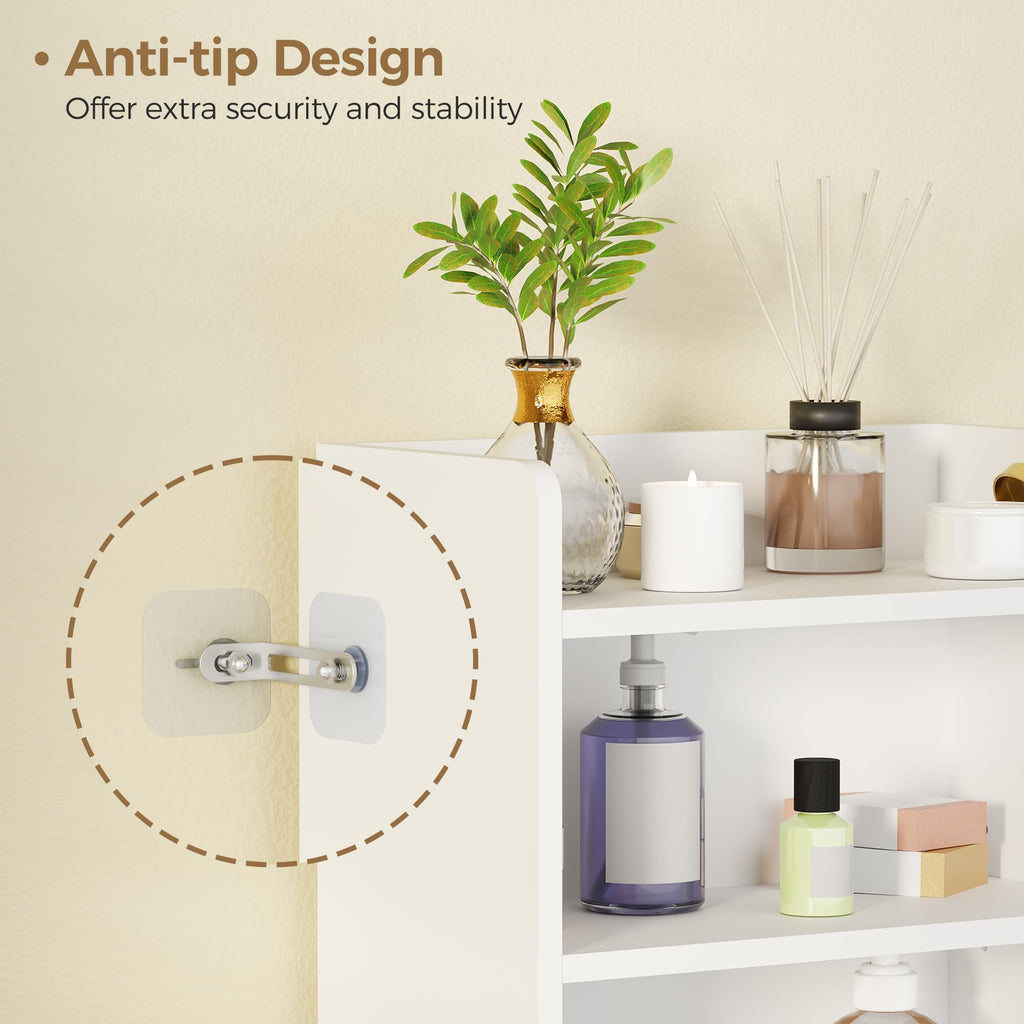 White 2 Door Bathroom Storage Cabinet O530514