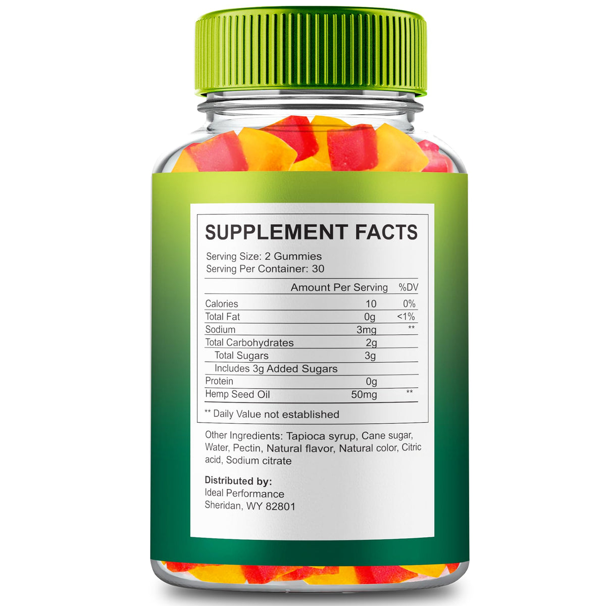 Hemp Gummies 60 Gummies E6060