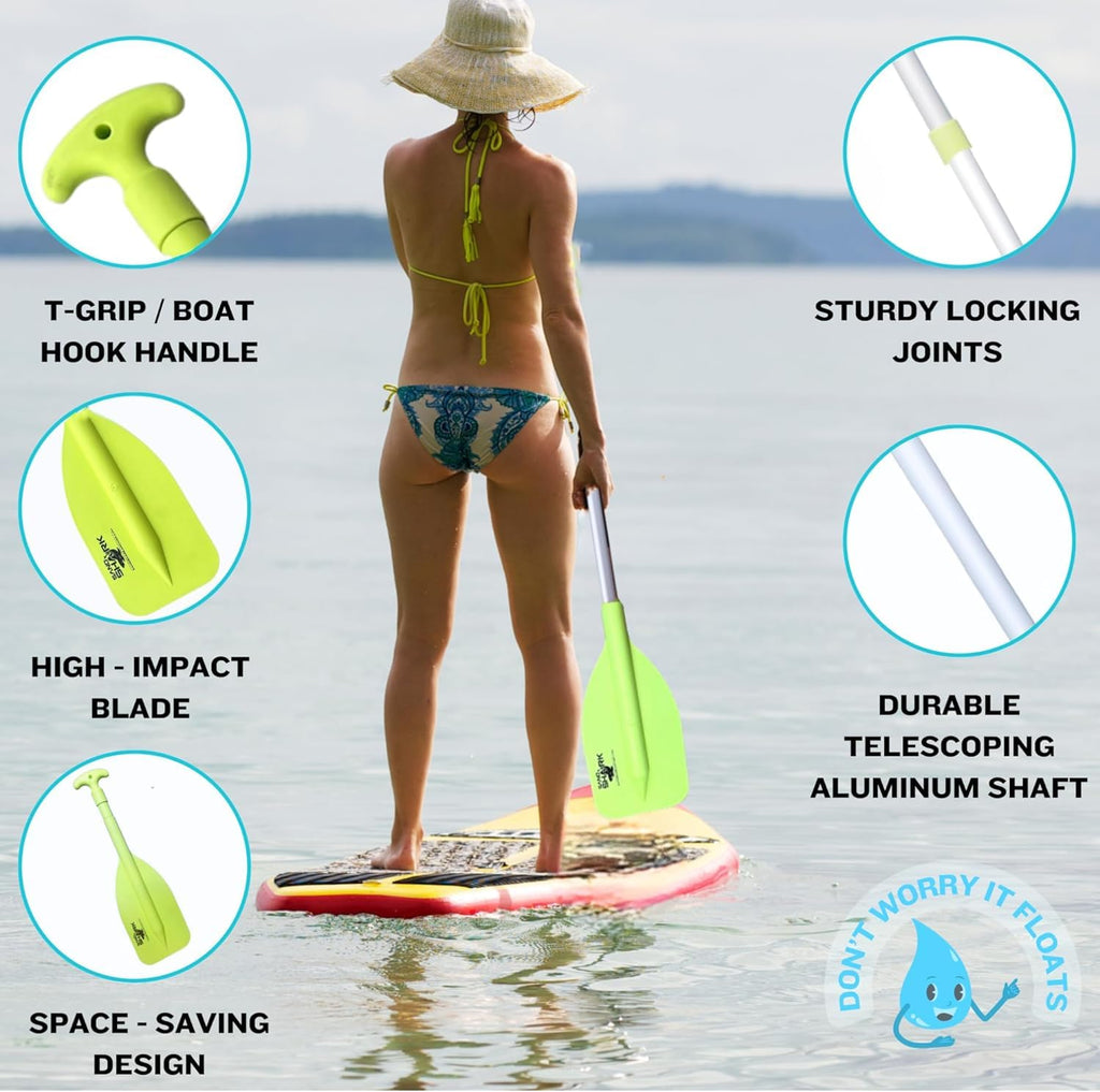 Telescoping Boat Paddle Aluminum Twist Lock S562