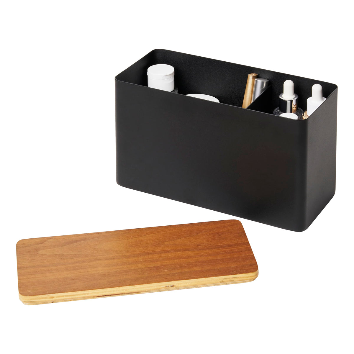 Countertop Organizer Metal Steel Wood I389
