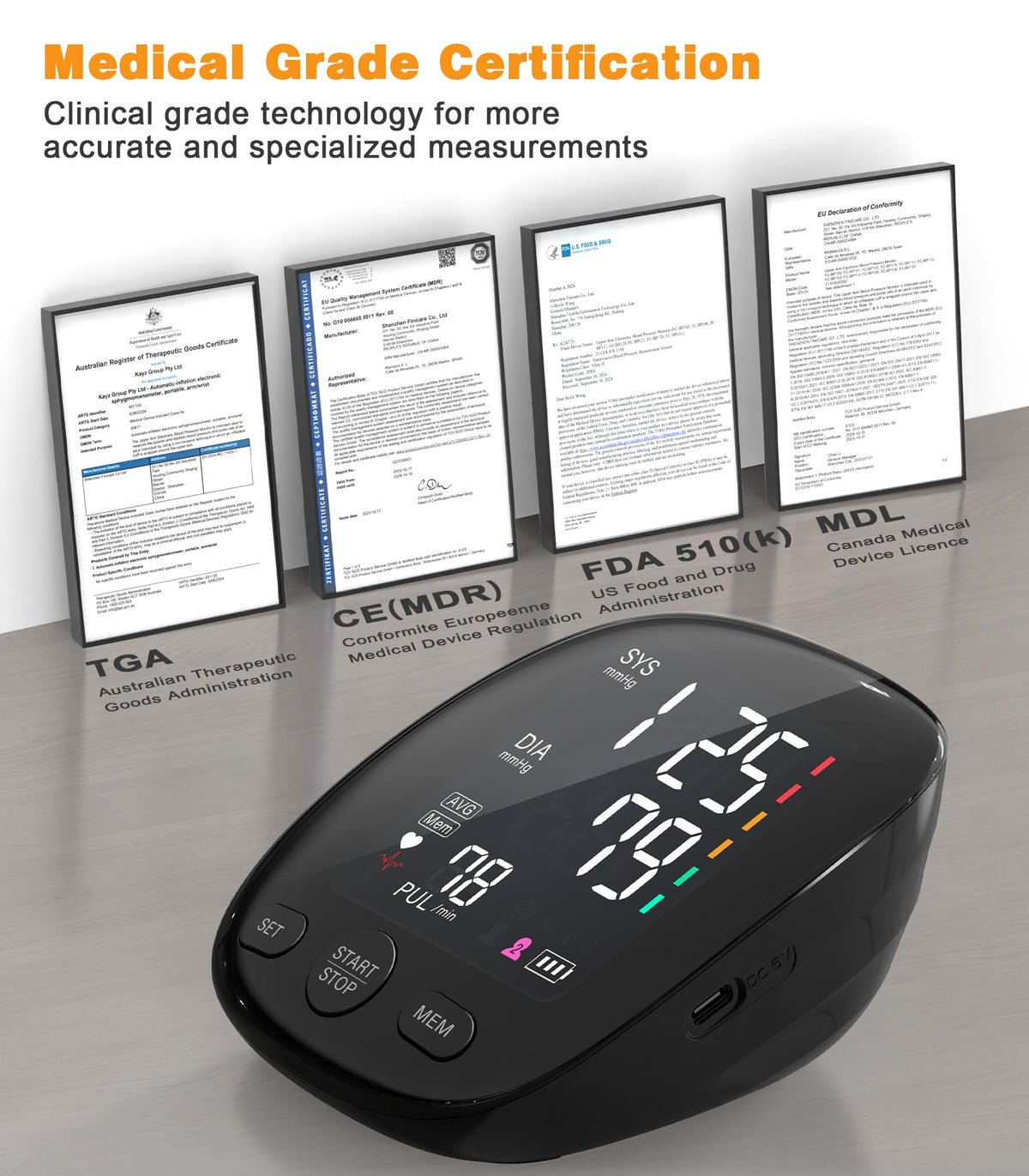 Upper Arm Blood Pressure Monitor with Dual User 240 Memory Sets H7164